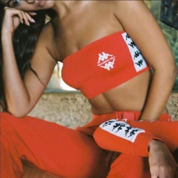 Shadow Hill x Kappa Shadow Samer bandeau top NWT! - Picture 1 of 8